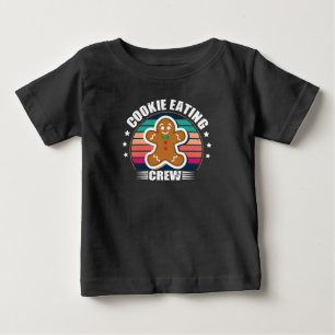 Christmas Matching Family Cookie Eating Crew Baby T-Shirt