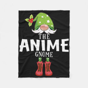Christmas Matching Family The Anime Gnome Fleece Blanket