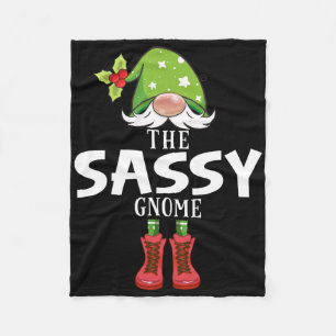 Christmas Matching Family The Sy Gnome Fleece Blanket