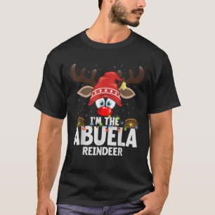 Christmas Matching I m The Abuela Reindeer Small T-Shirt