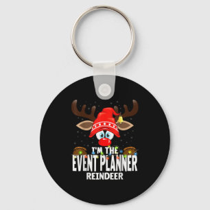 Christmas Matching I'm The Event Planner Reindeer Keychain