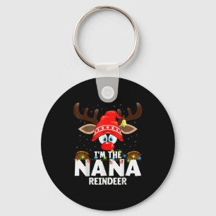 Christmas Matching I'm The Nana Reindeer Keychain