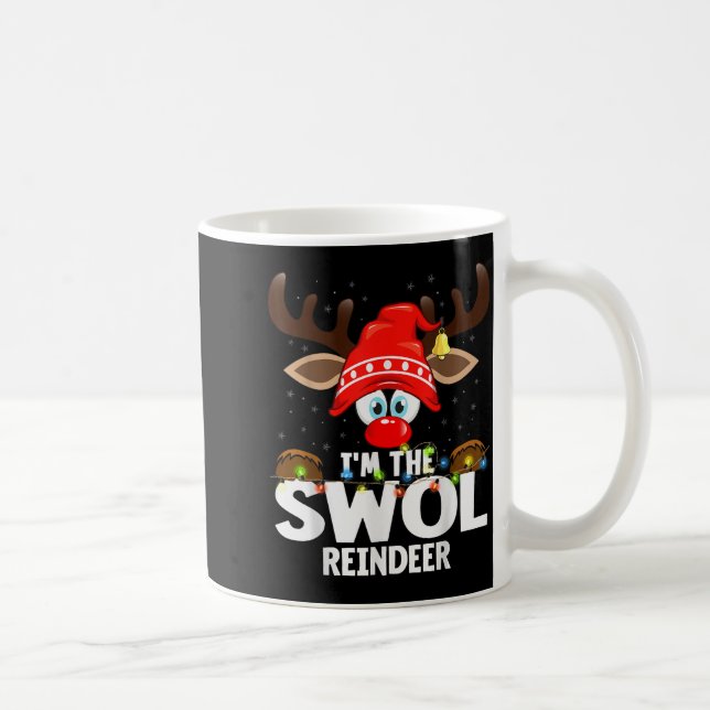 Christmas Matching I'm The Swol Reindeer  Coffee Mug (Right)
