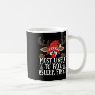 Christmas Matching Most Likely To Fall Asleep Firs Coffee Mug