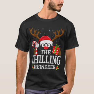Christmas Matching The Chilling Reindeer Family  T-Shirt