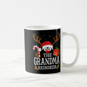 Christmas Matching The Grandma Reindeer Family  Coffee Mug