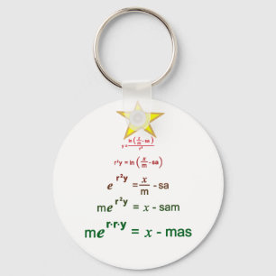 Christmas Math Keychain