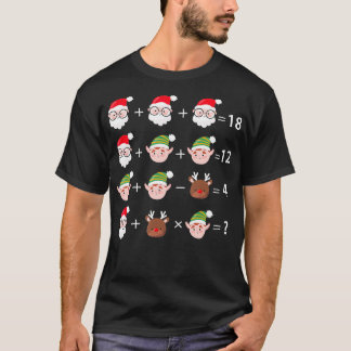 Christmas Math Quiz Math Teacher T-Shirt