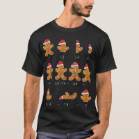 Christmas Math Teacher Fraction Gingerbread Cookie