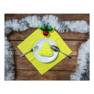 Christmas meal photo print