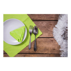 Christmas meal photo print