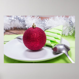 Christmas meal poster