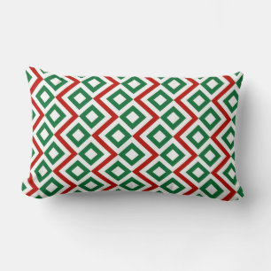 Christmas Meander Lumbar Pillow