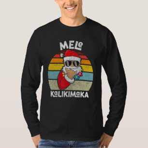 Christmas Mele Kalikimaka Boy Apparel Shaka Santa T-Shirt