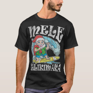 Christmas Mele Kalikimaka Santa Hawaii T T  T-Shirt