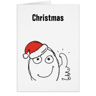 Christmas Meme Troll Le Me ThumbUp Custom EDITABLE