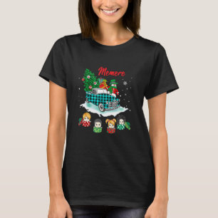 Christmas Memere Christmas Tree Green Truck Cute T-Shirt