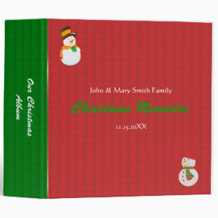Christmas Memories Avery Binder