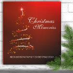 Christmas Memories Binder<br><div class="desc">Gorgeous Christmas Memories Avery binder with pretty ribbons and delicate little snowflakes. Customize the text to make it a personal and unique gift that will be treasured for many years to come! Matching products also available:</div>