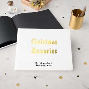 Christmas Memories Family Name Year Guest Book