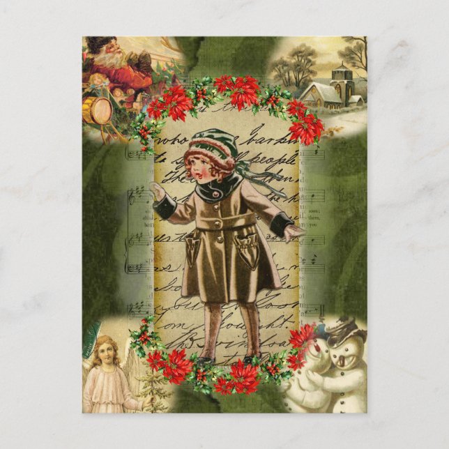 Christmas Memories Holiday Postcard (Front)