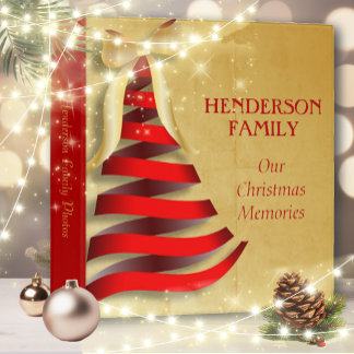 Christmas Memories Photo Album 3 Ring Binder