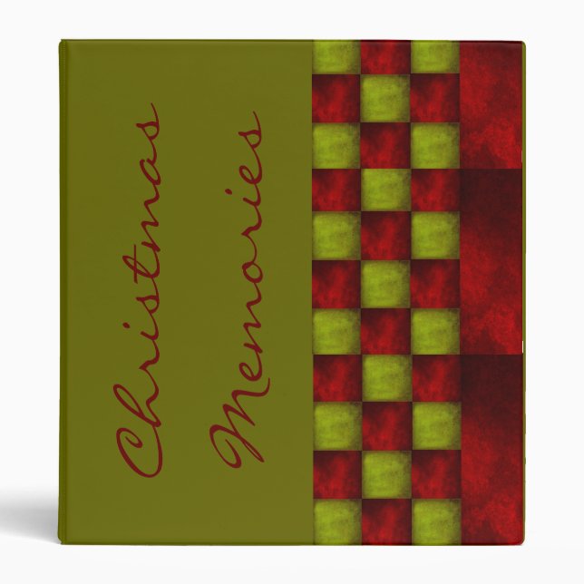Christmas Memories Photo Album Binder (Front)