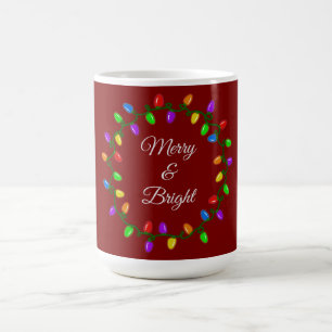 Christmas Merry And Bright Lights Coffee Mug
