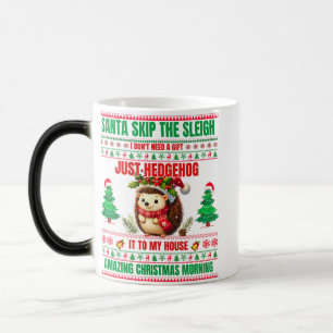 Christmas Merry Christmas For Gift Hedgehog Magic Mug