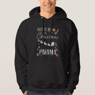 Christmas Merry Pajama Santa Claus Ugly Christmas Hoodie
