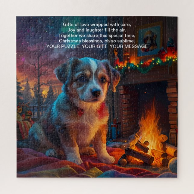 Christmas Message Joy Jigsaw Puzzle (Vertical)