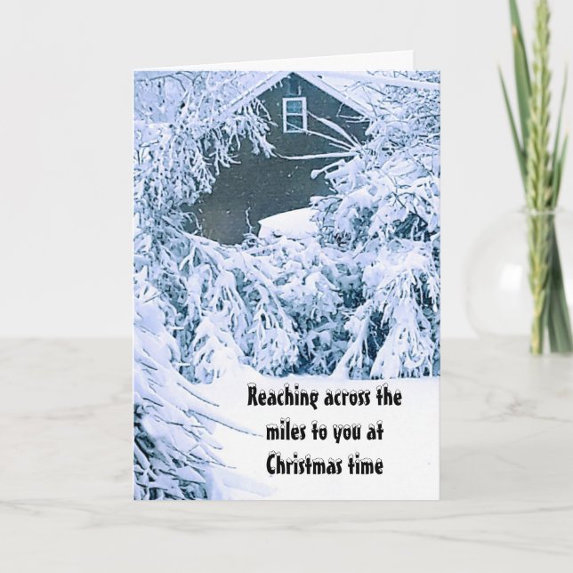 CHRISTMAS MESSAGE TO LOVED ONE INCARCERATED   CARD (Front)