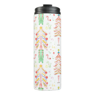 Christmas messy tree tumbler