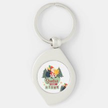 Christmas Metal Keychain