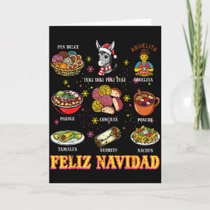 Christmas Mexican Pan Dulce Feliz Navidad Xmas Wom Card