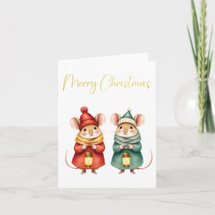 Christmas Mice Card