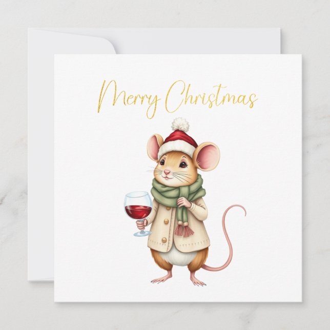 Christmas Mice Card (Front)