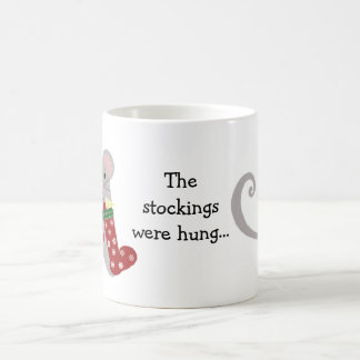 Christmas Mice with Stockings Coffee Mug