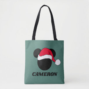Christmas Mickey Mouse   Santa Icon Tote Bag