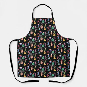 Christmas Microbiology Science Teacher Microbe Apron