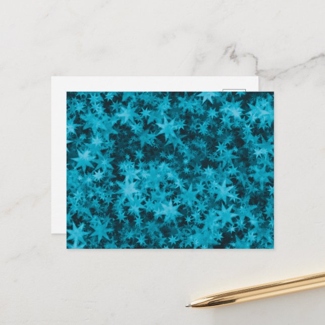 Christmas Midnight Echo Postcard (Front/Back In Situ)