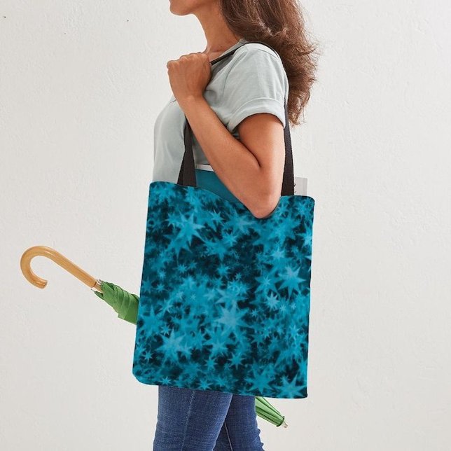 Christmas Midnight Echo Tote Bag (In situ)