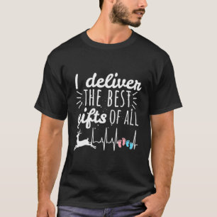 Christmas Midwife Doula Labour Nurse Festive Gift  T-Shirt