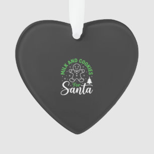 Christmas Milk and Cookies for Santa Ornament