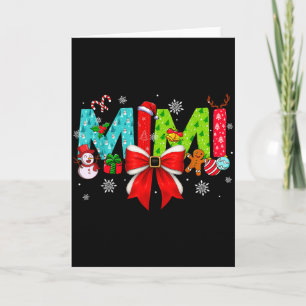Christmas Mimi Coquette Bow Mimi Christmas Card