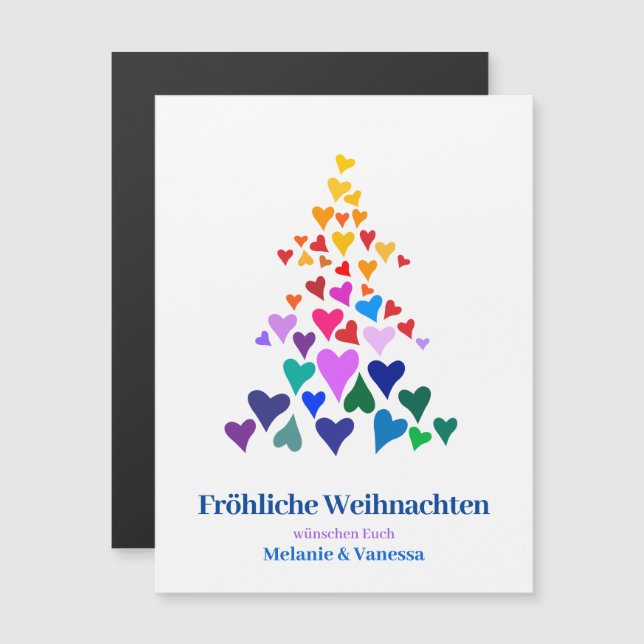 Christmas Minimal Magnetic Pride (Front/Back)