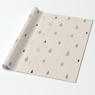 Christmas minimalist gift paper