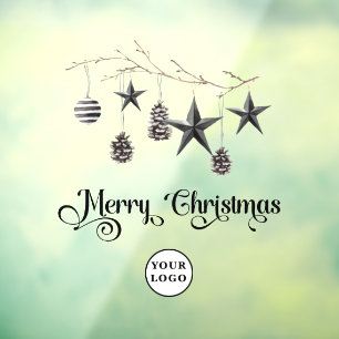 Christmas Minimalist modern Window Cling