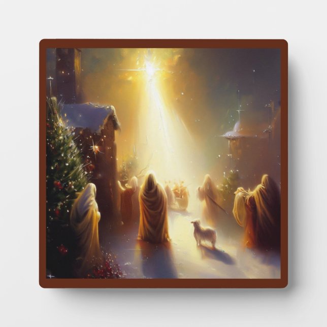 Christmas Miracle 1 Plaque (Front)