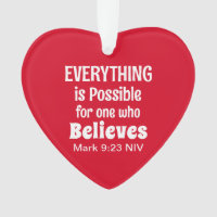 Christmas Miracle Bible Verse Christian Faith Red